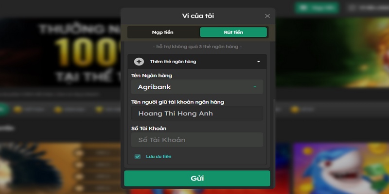 Tuân thủ hạn mức rút tiền tại nhà cái trực tuyến E2BET